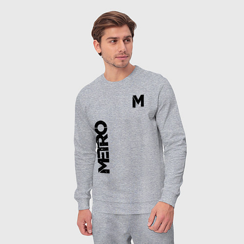 Мужской костюм METRO M / Меланж – фото 3