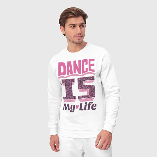 Мужской костюм Dance is my life / Белый – фото 3