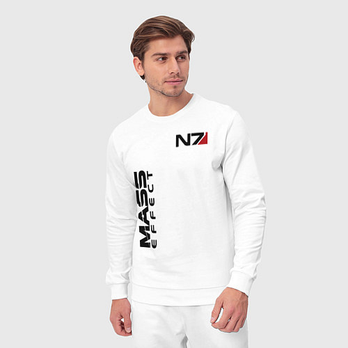 Мужской костюм MASS EFFECT N7 / Белый – фото 3