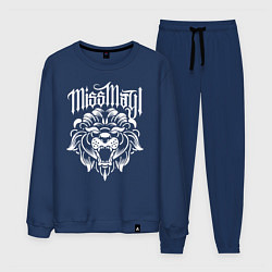Костюм хлопковый мужской Miss May I: Angry Lion, цвет: тёмно-синий