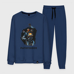 Костюм хлопковый мужской Apex Legends: Pathfinder, цвет: тёмно-синий