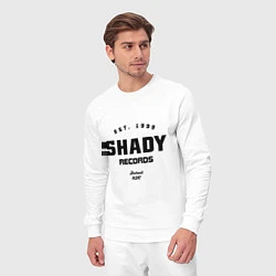 Костюм хлопковый мужской Shady records, цвет: белый — фото 2