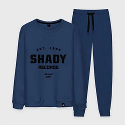Костюм хлопковый мужской Shady records, цвет: тёмно-синий