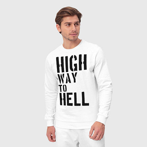 Мужской костюм High way to hell / Белый – фото 3