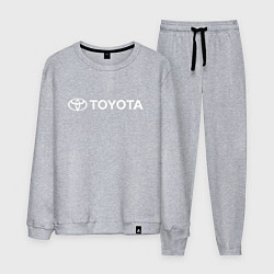 Костюм хлопковый мужской TOYOTA, цвет: меланж