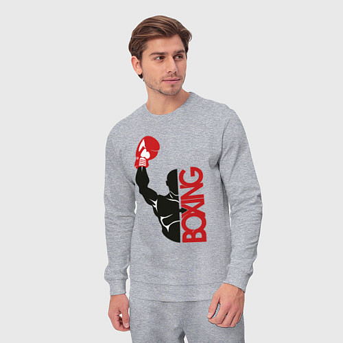 Мужской костюм Boxing / Меланж – фото 3