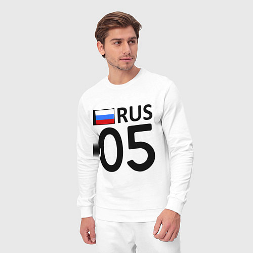 Мужской костюм RUS 05 / Белый – фото 3