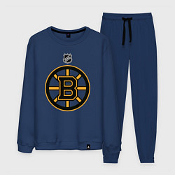 Костюм хлопковый мужской Boston Bruins NHL, цвет: тёмно-синий