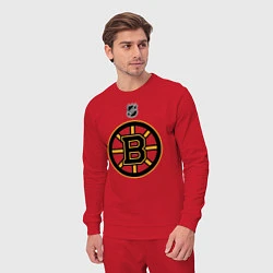 Костюм хлопковый мужской Boston Bruins NHL, цвет: красный — фото 2