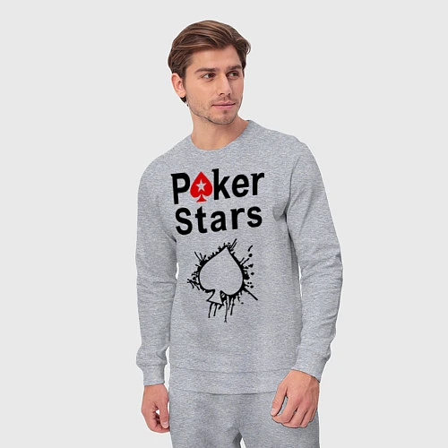 Мужской костюм Poker Stars / Меланж – фото 3
