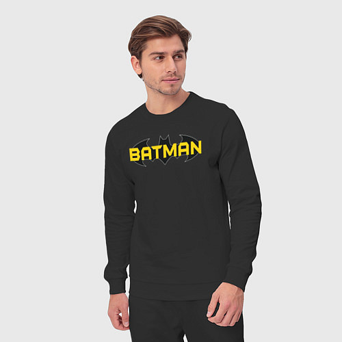 Мужской костюм Batman Logo / Черный – фото 3