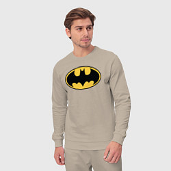 Костюм хлопковый мужской Batman, цвет: миндальный — фото 2