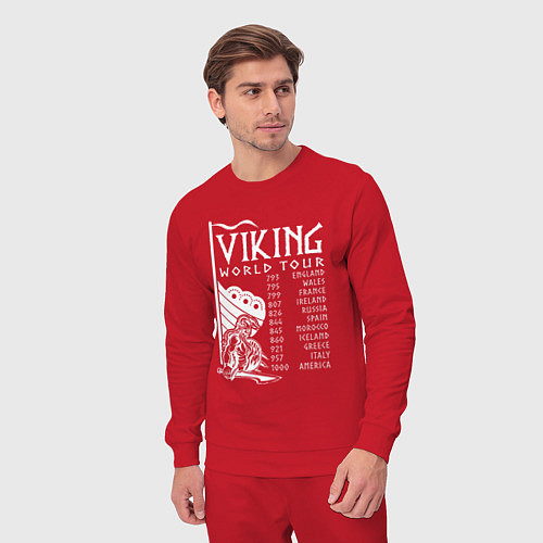 Мужской костюм Viking world tour / Красный – фото 3