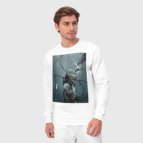 Мужской костюм Death Stranding / Белый – фото 3