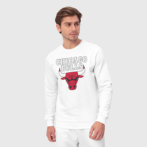 Мужской костюм CHICAGO BULLS / Белый – фото 3