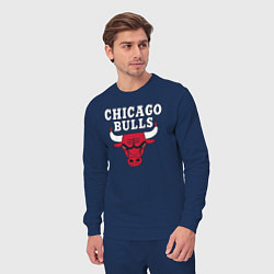 Костюм хлопковый мужской CHICAGO BULLS, цвет: тёмно-синий — фото 2