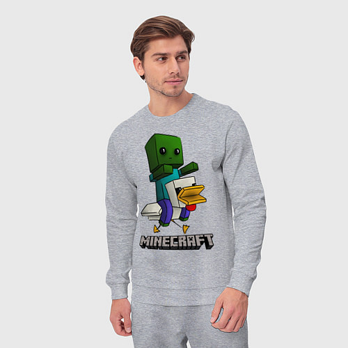 Мужской костюм MINECRAFT / Меланж – фото 3