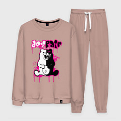 Костюм хлопковый мужской MONOKUMA, цвет: пыльно-розовый