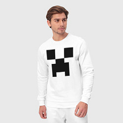 Костюм хлопковый мужской Minecraft, цвет: белый — фото 2