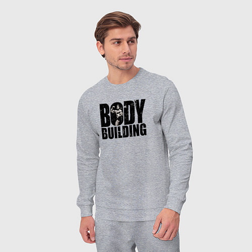 Мужской костюм Бодибилдинг / Меланж – фото 3