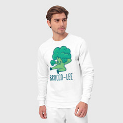 Костюм хлопковый мужской Brocco Lee, цвет: белый — фото 2