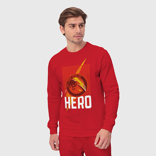 Мужской костюм HERO / Красный – фото 3