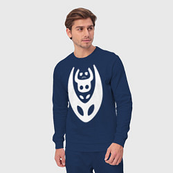 Костюм хлопковый мужской Hollow Knight, цвет: тёмно-синий — фото 2