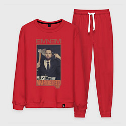 Костюм хлопковый мужской Eminem MTBMB, цвет: красный