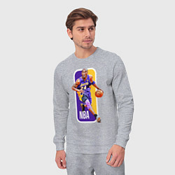 Костюм хлопковый мужской NBA Kobe Bryant, цвет: меланж — фото 2