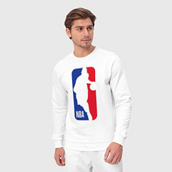 Костюм хлопковый мужской NBA Kobe Bryant, цвет: белый — фото 2
