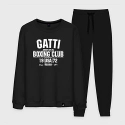 Костюм хлопковый мужской Gatti Boxing Club, цвет: черный