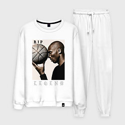 Костюм хлопковый мужской Kobe - RIP Legend, цвет: белый