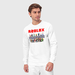 Костюм хлопковый мужской ROBLOX, цвет: белый — фото 2