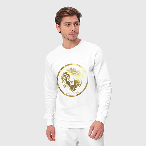 Мужской костюм Golden lion / Белый – фото 3
