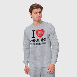 Костюм хлопковый мужской I Love George Martin, цвет: меланж — фото 2
