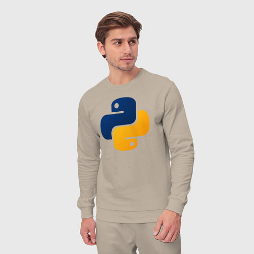 Мужской костюм Python / Миндальный – фото 3