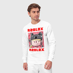 Костюм хлопковый мужской ROBLOX, цвет: белый — фото 2