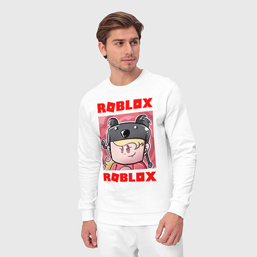 Мужской костюм ROBLOX / Белый – фото 3