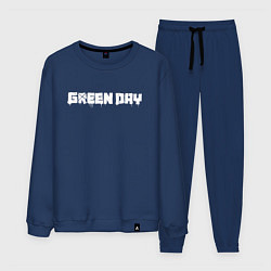 Костюм хлопковый мужской GreenDay, цвет: тёмно-синий