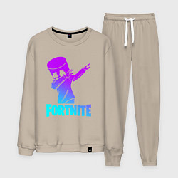 Костюм хлопковый мужской FORTNITE X MARSHMELLO, цвет: миндальный