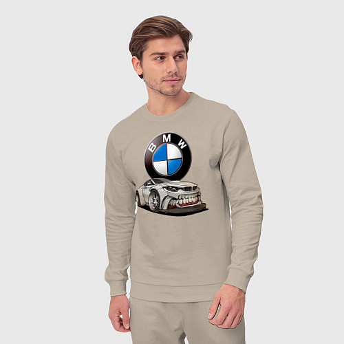 Мужской костюм BMW оскал / Миндальный – фото 3