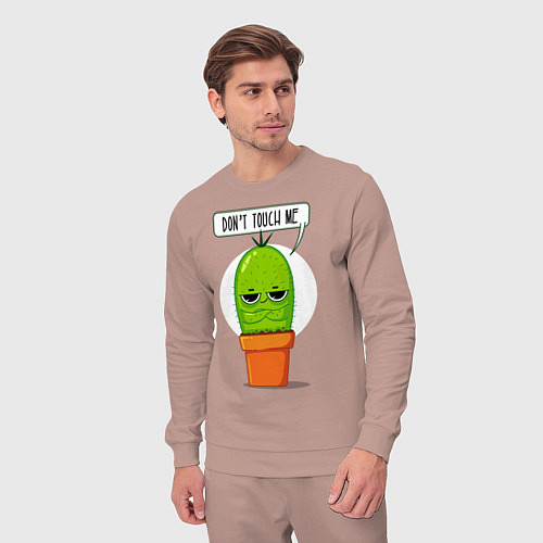 Мужской костюм Dont Touch Me / Пыльно-розовый – фото 3