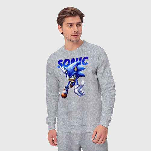 Мужской костюм SONIC / Меланж – фото 3