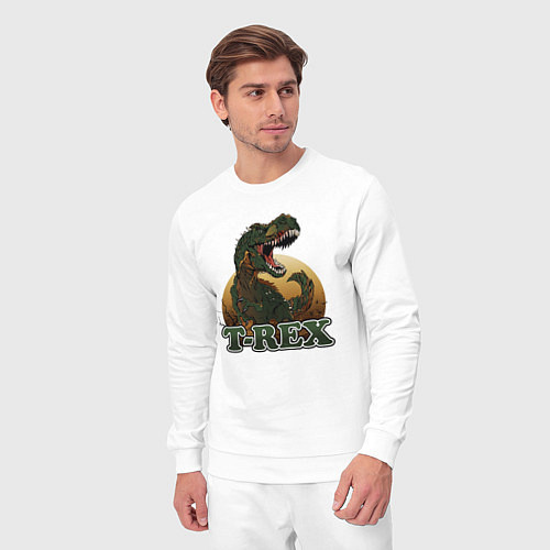 Мужской костюм T-Rex / Белый – фото 3