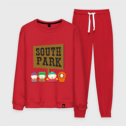 Костюм хлопковый мужской South Park, цвет: красный