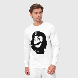 Костюм хлопковый мужской Che Mario, цвет: белый — фото 2
