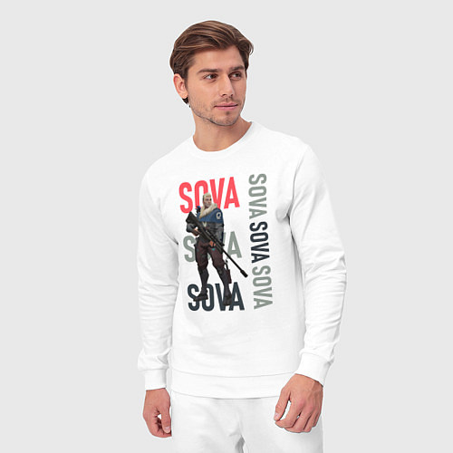 Мужской костюм Valorant Sova / Белый – фото 3