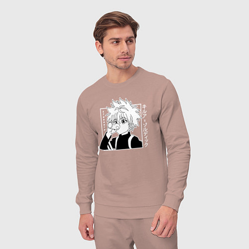 Мужской костюм Killua Hunter x Hunter Киллуа / Пыльно-розовый – фото 3