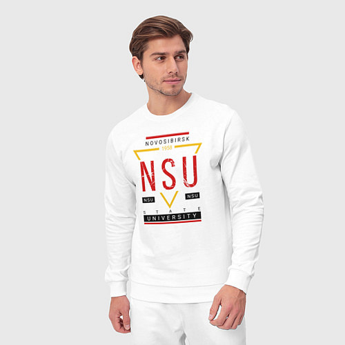 Мужской костюм NSU / Белый – фото 3