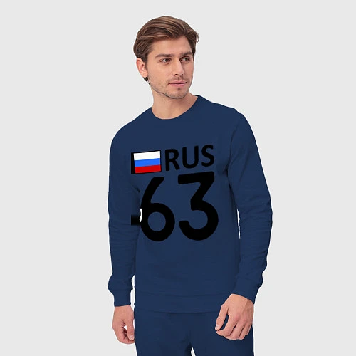 Мужской костюм RUS 63 / Тёмно-синий – фото 3